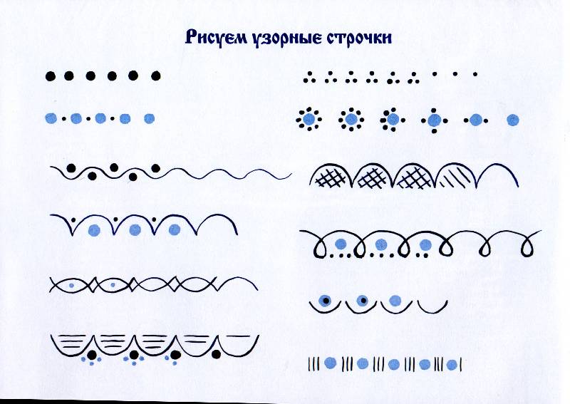 Роспись Гжель картинки.